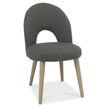 Bentley Designs Dansk Scandi Oak Dining Chair Upholstered Chairs | Taylors on the High Street